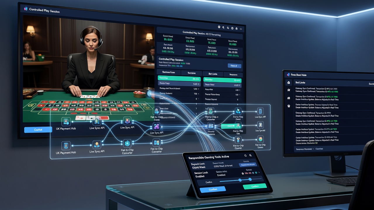 Live dealer roulette table with payment gateway overlay highlighting session limit notifications