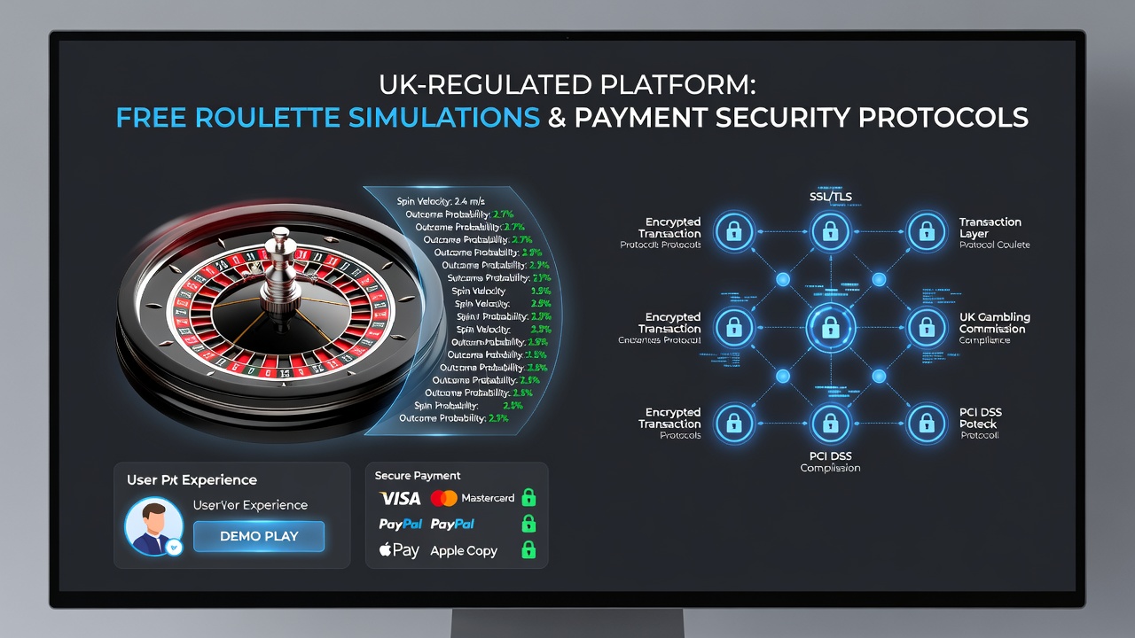 Secure server architecture diagram illustrating data pathways between roulette simulation modules and encrypted payment processing units